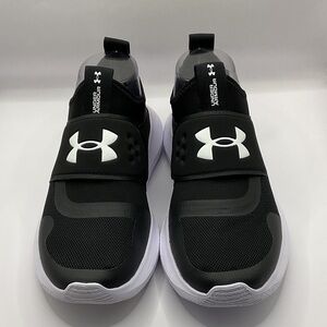 Under Armour Runplay Women’s Black and White Slip-On Sneakers